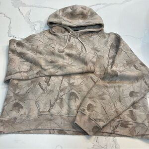 Abercrombie Cropped Camouflage Hoodie